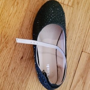 link Shoes - Young Girl Black "Sparkling " Dress Shoe link Shoes - Young Girl Black "Sparkling " Dress Shoe